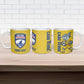 Cabo Verde Football 2026 Custom Ceramic Mug Tubaroes Azuis Goalkeeper Yellow Jersey