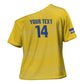 Cabo Verde Football 2026 Custom Cross Shoulder Shirt Tubaroes Azuis Goalkeeper Yellow Jersey