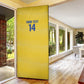 Cabo Verde Football 2026 Custom Door Cover Tubaroes Azuis Goalkeeper Yellow Jersey