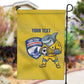 Cabo Verde Football 2026 Custom Garden Flag Tubaroes Azuis Goalkeeper Yellow Jersey