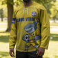 Cabo Verde Football 2026 Custom Hockey Jersey Tubaroes Azuis Goalkeeper Yellow Jersey