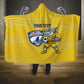 Cabo Verde Football 2026 Custom Hooded Blanket Tubaroes Azuis Goalkeeper Yellow Jersey