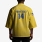Cabo Verde Football 2026 Custom Kimono Tubaroes Azuis Goalkeeper Yellow Jersey