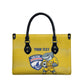 Cabo Verde Football 2026 Custom Leather Bag Tubaroes Azuis Goalkeeper Yellow Jersey