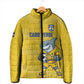 Cabo Verde Football 2026 Custom Padded Jacket Tubaroes Azuis Goalkeeper Yellow Jersey