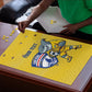 Cabo Verde Football 2026 Custom Puzzle Tubaroes Azuis Goalkeeper Yellow Jersey
