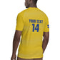 Cabo Verde Football 2026 Custom Rugby Jersey Tubaroes Azuis Goalkeeper Yellow Jersey