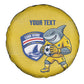 Cabo Verde Football 2026 Custom Spare Tire Cover Tubaroes Azuis Goalkeeper Yellow Jersey