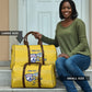 Cabo Verde Football 2026 Custom Travel Bag Tubaroes Azuis Goalkeeper Yellow Jersey