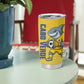 Cabo Verde Football 2026 Custom Tumbler Cup Tubaroes Azuis Goalkeeper Yellow Jersey