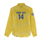 Cabo Verde Football 2026 Custom Women Casual Shirt Tubaroes Azuis Goalkeeper Yellow Jersey