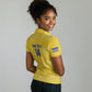 Cabo Verde Football 2026 Custom Women Polo Shirt Tubaroes Azuis Goalkeeper Yellow Jersey