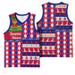 Afro Haiti Christmas Basketball Jersey Jwaye Nowe Neg Marron With Coat Of Arms - African Pride