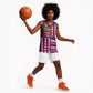 Afro Haiti Christmas Basketball Jersey Jwaye Nowe Neg Marron With Coat Of Arms - African Pride