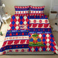 Afro Haiti Christmas Bedding Set Jwaye Nowe Neg Marron With Coat Of Arms - African Pride