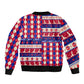 Afro Haiti Christmas Bomber Jacket Jwaye Nowe Neg Marron With Coat Of Arms - African Pride