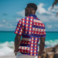 Afro Haiti Christmas Hawaiian Shirt Jwaye Nowe Neg Marron With Coat Of Arms - African Pride