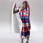 Afro Haiti Christmas Hooded Blanket Jwaye Nowe Neg Marron With Coat Of Arms - African Pride