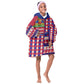 Afro Haiti Christmas Kid Wearable Blanket Hoodie Jwaye Nowe Neg Marron With Coat Of Arms - African Pride