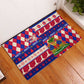 Afro Haiti Christmas Rubber Doormat Jwaye Nowe Neg Marron With Coat Of Arms - African Pride