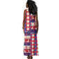 Afro Haiti Christmas Tank Maxi Dress Jwaye Nowe Neg Marron With Coat Of Arms - African Pride