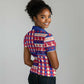 Afro Haiti Christmas Women Polo Shirt Jwaye Nowe Neg Marron With Coat Of Arms - African Pride