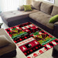 Afro Haiti 1964 Christmas Area Rug Jwaye Nowe Neg Marron With Coat Of Arms - African Pride
