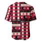 Afro Haiti 1964 Christmas Baseball Jersey Jwaye Nowe Neg Marron With Coat Of Arms - African Pride