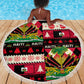 Afro Haiti 1964 Christmas Beach Blanket Jwaye Nowe Neg Marron With Coat Of Arms - African Pride