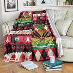 Afro Haiti 1964 Christmas Blanket Jwaye Nowe Neg Marron With Coat Of Arms - African Pride