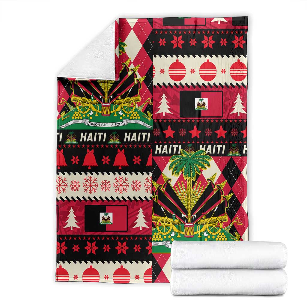 Afro Haiti 1964 Christmas Blanket Jwaye Nowe Neg Marron With Coat Of Arms - African Pride