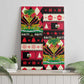 Afro Haiti 1964 Christmas Canvas Wall Art Jwaye Nowe Neg Marron With Coat Of Arms - African Pride