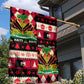 Afro Haiti 1964 Christmas Garden Flag Jwaye Nowe Neg Marron With Coat Of Arms - African Pride