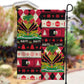 Afro Haiti 1964 Christmas Garden Flag Jwaye Nowe Neg Marron With Coat Of Arms - African Pride
