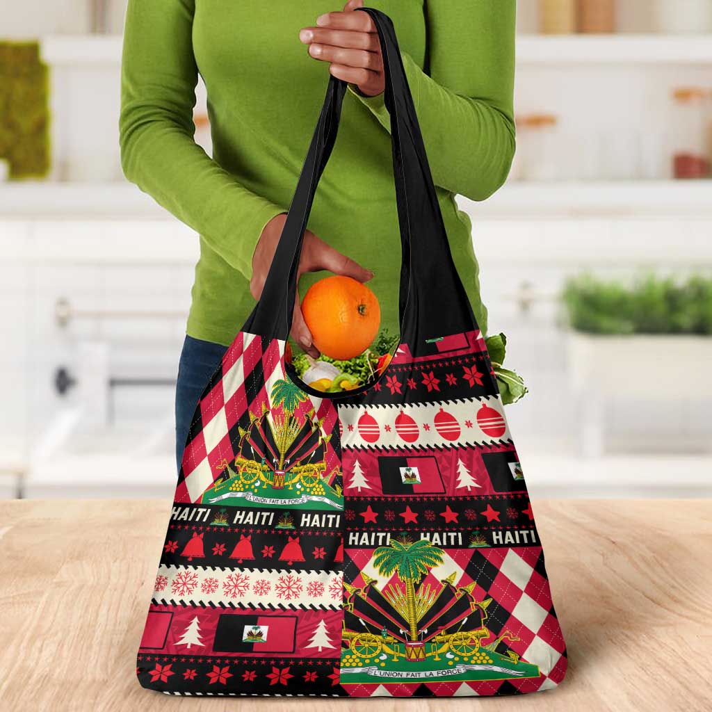 Afro Haiti 1964 Christmas Grocery Bag Jwaye Nowe Neg Marron With Coat Of Arms - African Pride