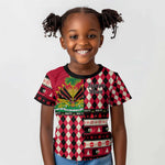 Afro Haiti 1964 Christmas Kid T shirt Jwaye Nowe Neg Marron With Coat Of Arms - African Pride