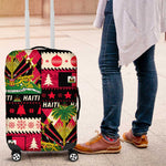 Afro Haiti 1964 Christmas Luggage Cover Jwaye Nowe Neg Marron With Coat Of Arms - African Pride