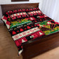 Afro Haiti 1964 Christmas Quilt Bed Set Jwaye Nowe Neg Marron With Coat Of Arms - African Pride