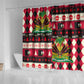 Afro Haiti 1964 Christmas Shower Curtain Jwaye Nowe Neg Marron With Coat Of Arms - African Pride