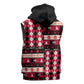 Afro Haiti 1964 Christmas Sleeveless Hoodie Jwaye Nowe Neg Marron With Coat Of Arms - African Pride