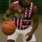 Afro Haiti 1964 Christmas Sleeveless Zip Hoodie Jwaye Nowe Neg Marron With Coat Of Arms - African Pride