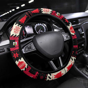 Afro Haiti 1964 Christmas Steering Wheel Cover Jwaye Nowe Neg Marron With Coat Of Arms - African Pride