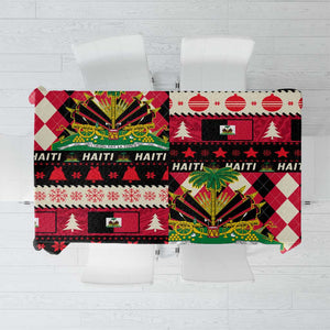 Afro Haiti 1964 Christmas Tablecloth Jwaye Nowe Neg Marron With Coat Of Arms - African Pride