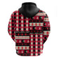 Afro Haiti 1964 Christmas Zip Hoodie Jwaye Nowe Neg Marron With Coat Of Arms - African Pride