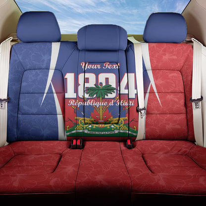 Personalized Haiti 1804 Back Car Seat Cover Happy Ayiti Independence Day - African Pride