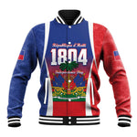 Personalized Haiti 1804 Baseball Jacket Happy Ayiti Independence Day - African Pride