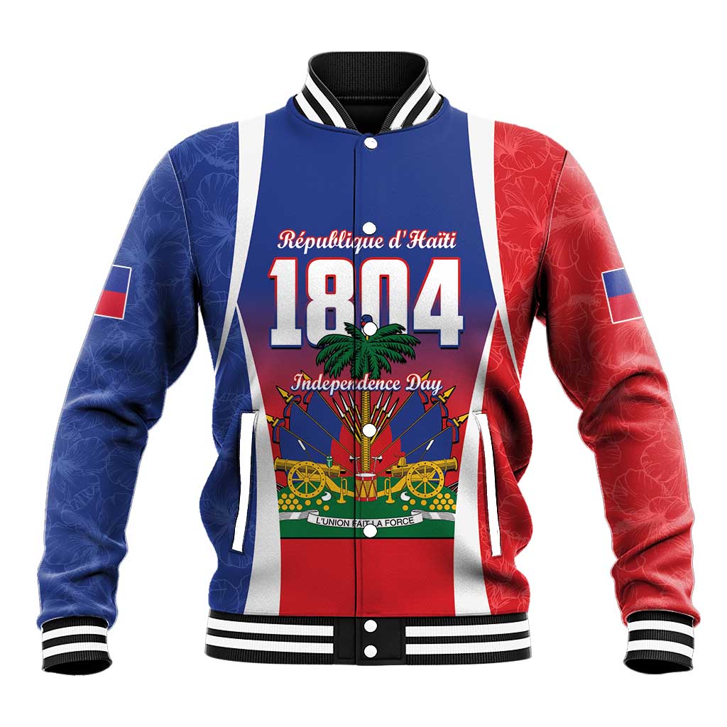 Personalized Haiti 1804 Baseball Jacket Happy Ayiti Independence Day - African Pride