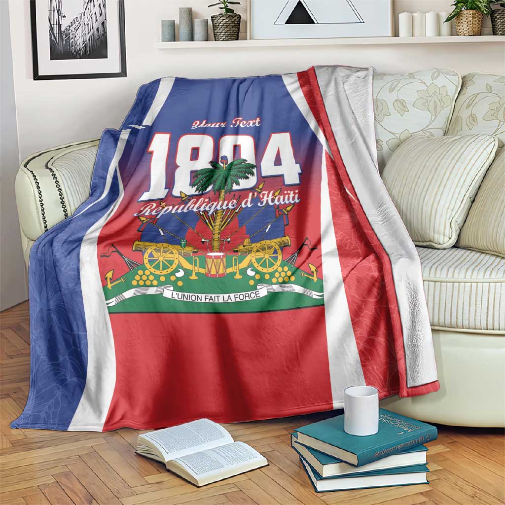Personalized Haiti 1804 Blanket Happy Ayiti Independence Day - African Pride