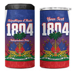 Personalized Haiti 1804 4 in 1 Can Cooler Tumbler Happy Ayiti Independence Day - African Pride