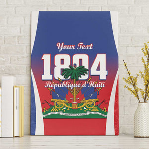 Personalized Haiti 1804 Canvas Wall Art Happy Ayiti Independence Day - African Pride